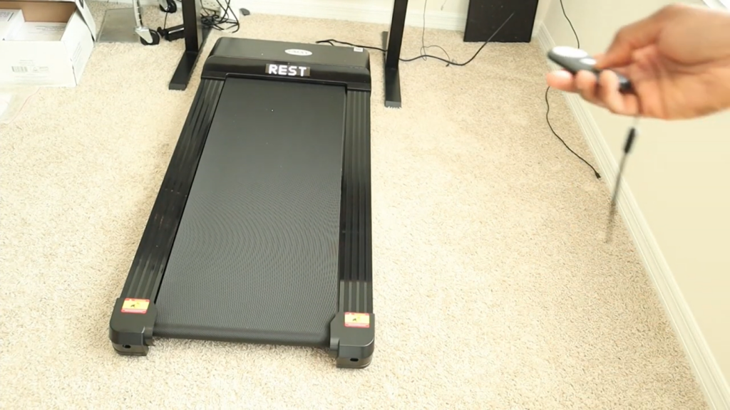 black umay walking pad treadmill