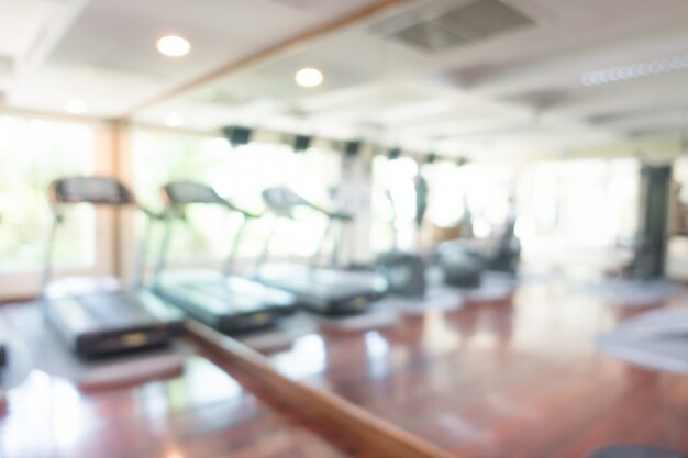 A row of treadmills